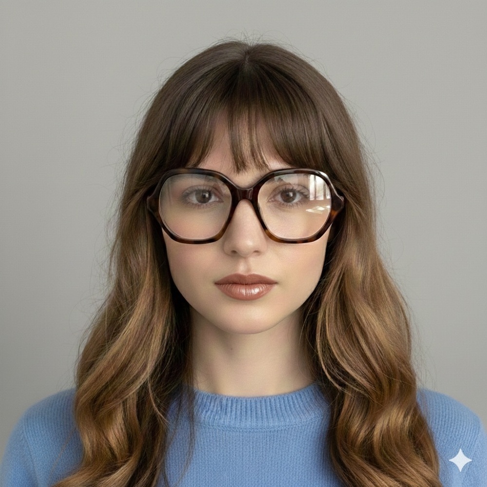Loewe Square Geometric Tortoiseshell Oversized Glasses Frames - new without box! - Picture 2 of 10
